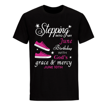 GOD'S GRACE PINK JUNE 10TH UNISEX SHIRT