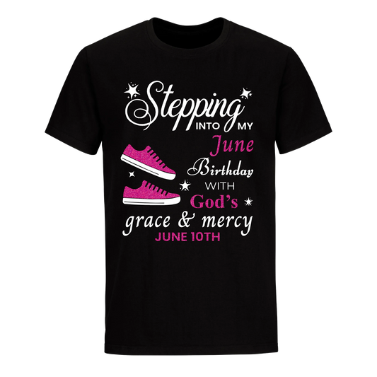 GOD'S GRACE PINK JUNE 10TH UNISEX SHIRT