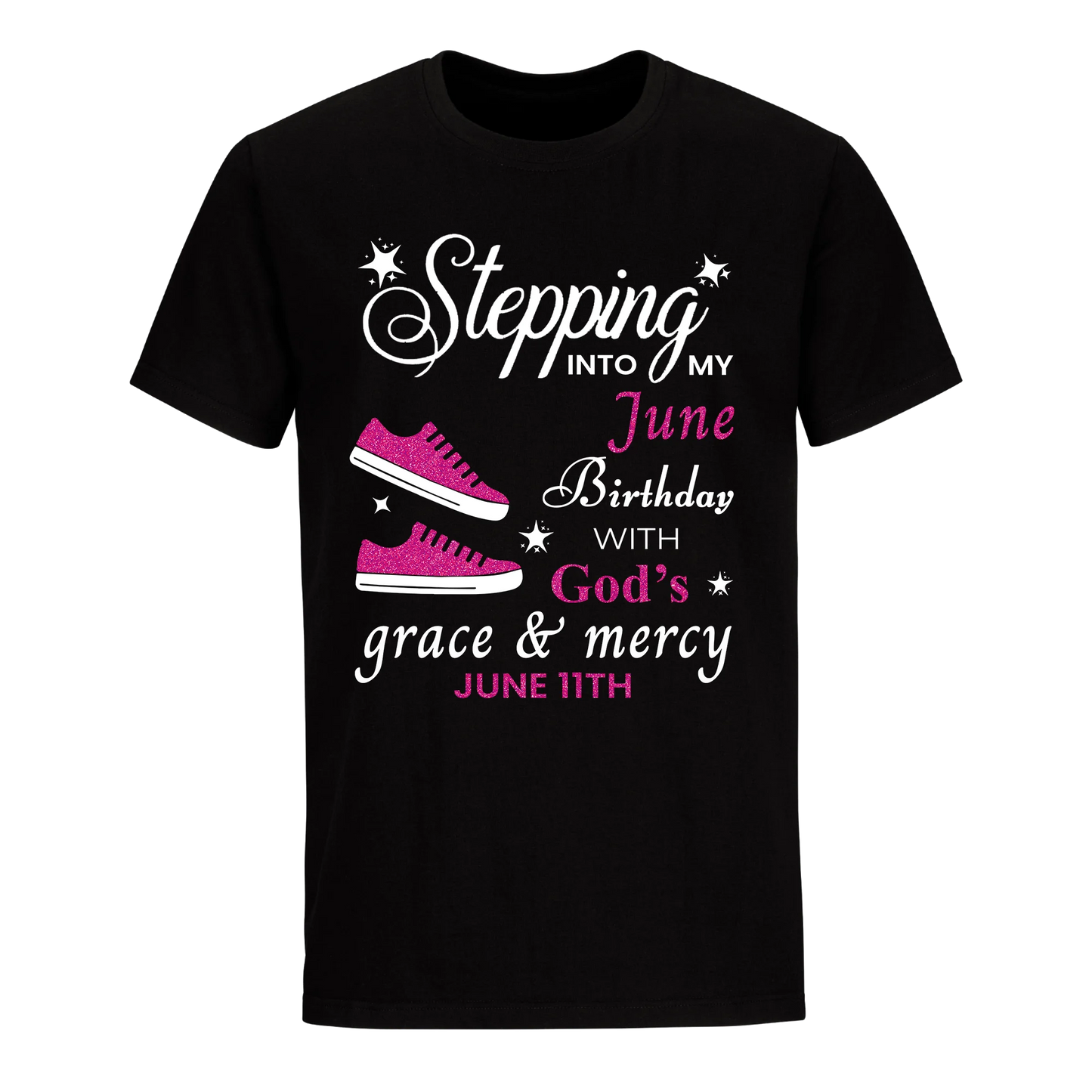 GOD'S GRACE PINK JUNE 11TH UNISEX SHIRT