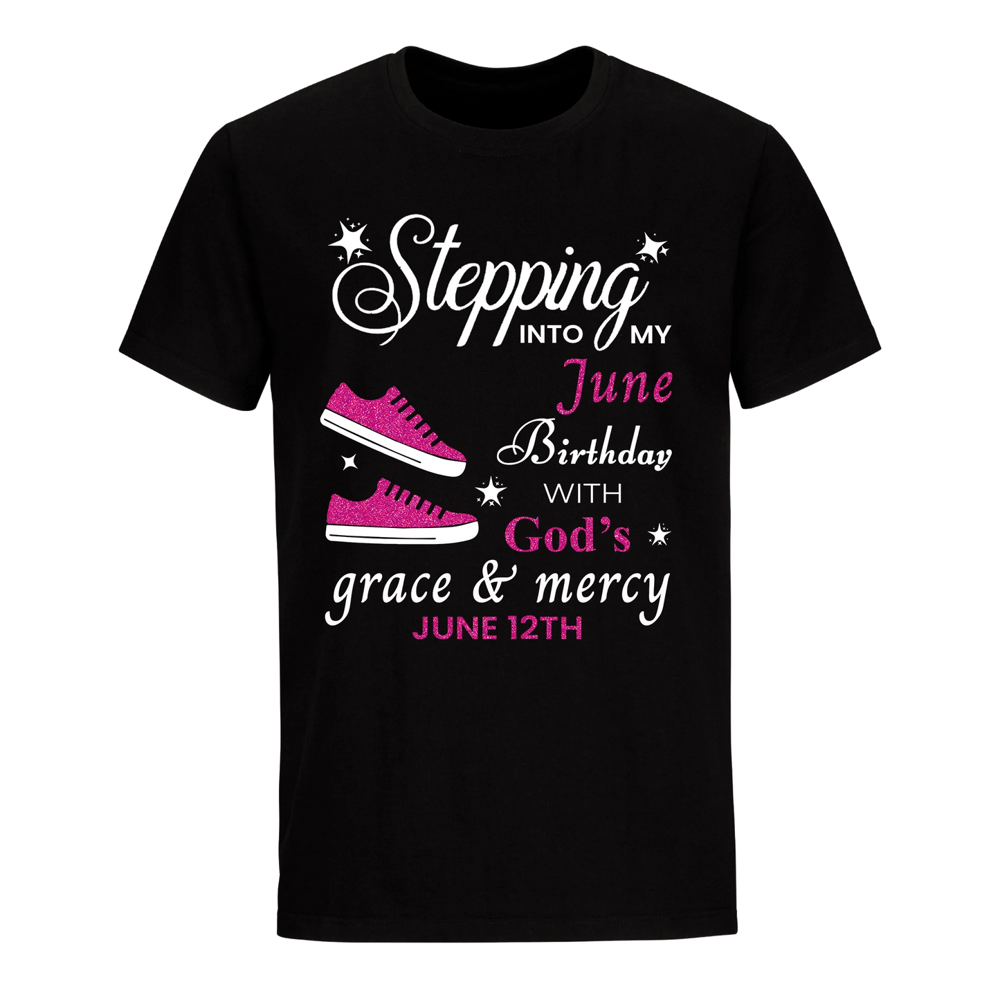 GOD'S GRACE PINK JUNE 12TH UNISEX SHIRT