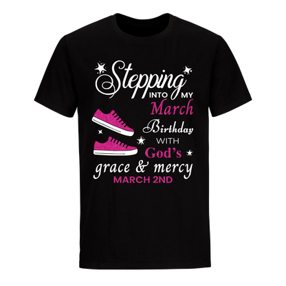 GOD'S GRACE PINK MARCH 2ND UNISEX SHIRT