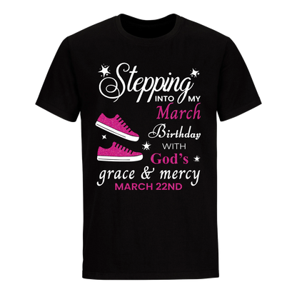 GOD'S GRACE PINK MARCH 22ND UNISEX SHIRT