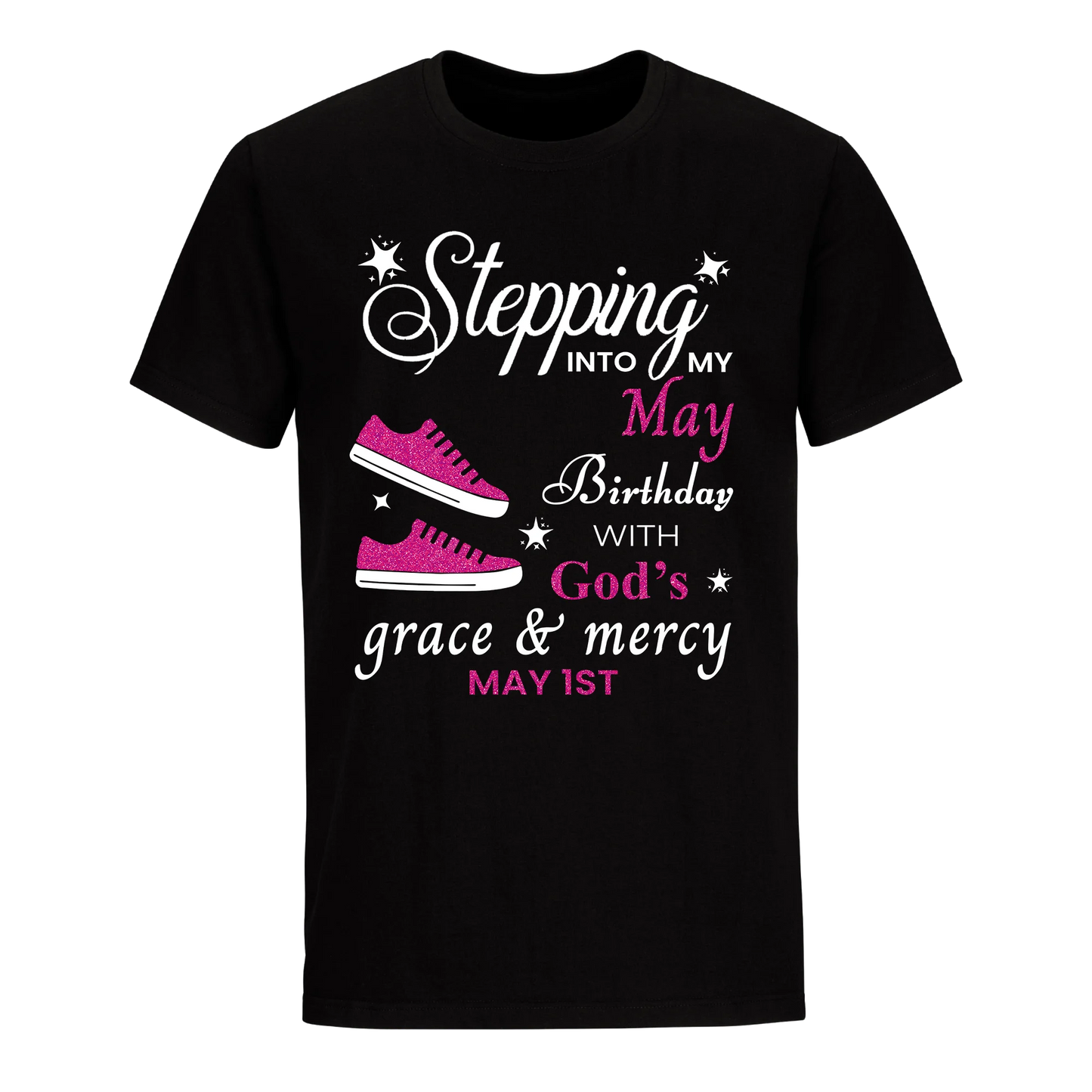 GOD'S GRACE PINK MAY 1ST UNISEX SHIRT