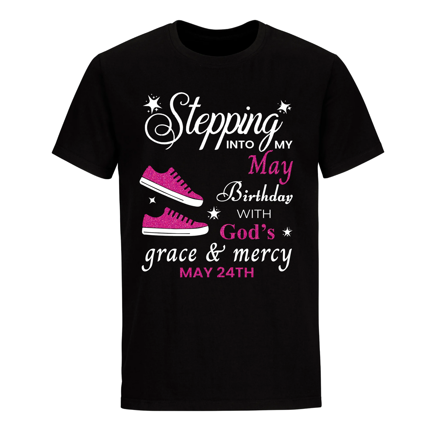 GOD'S GRACE PINK MAY 24TH UNISEX SHIRT