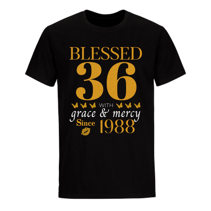 GOLDEN BLESSED 36TH 1988 UNISEX SHIRT