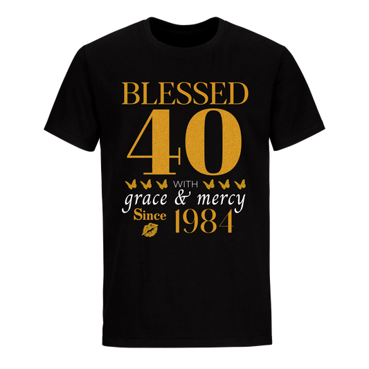 GOLDEN BLESSED 40TH 1984 UNISEX SHIRT