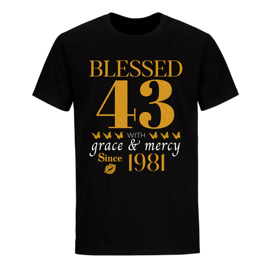 GOLDEN BLESSED 43 1981 UNISEX SHIRT