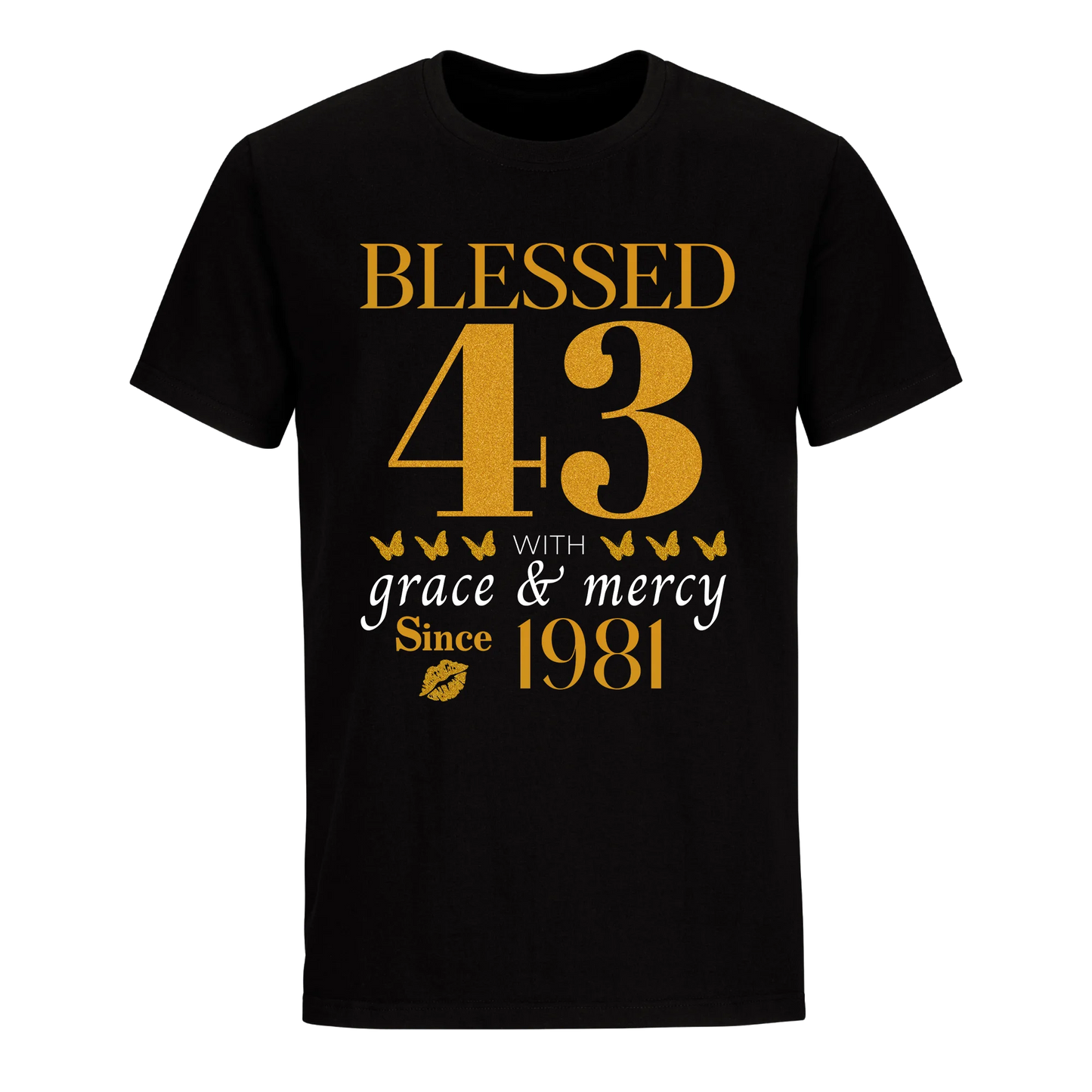 GOLDEN BLESSED 43RD 1981 UNISEX SHIRT