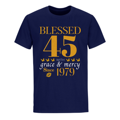 GOLDEN BLESSED 45TH 1979 UNISEX SHIRT