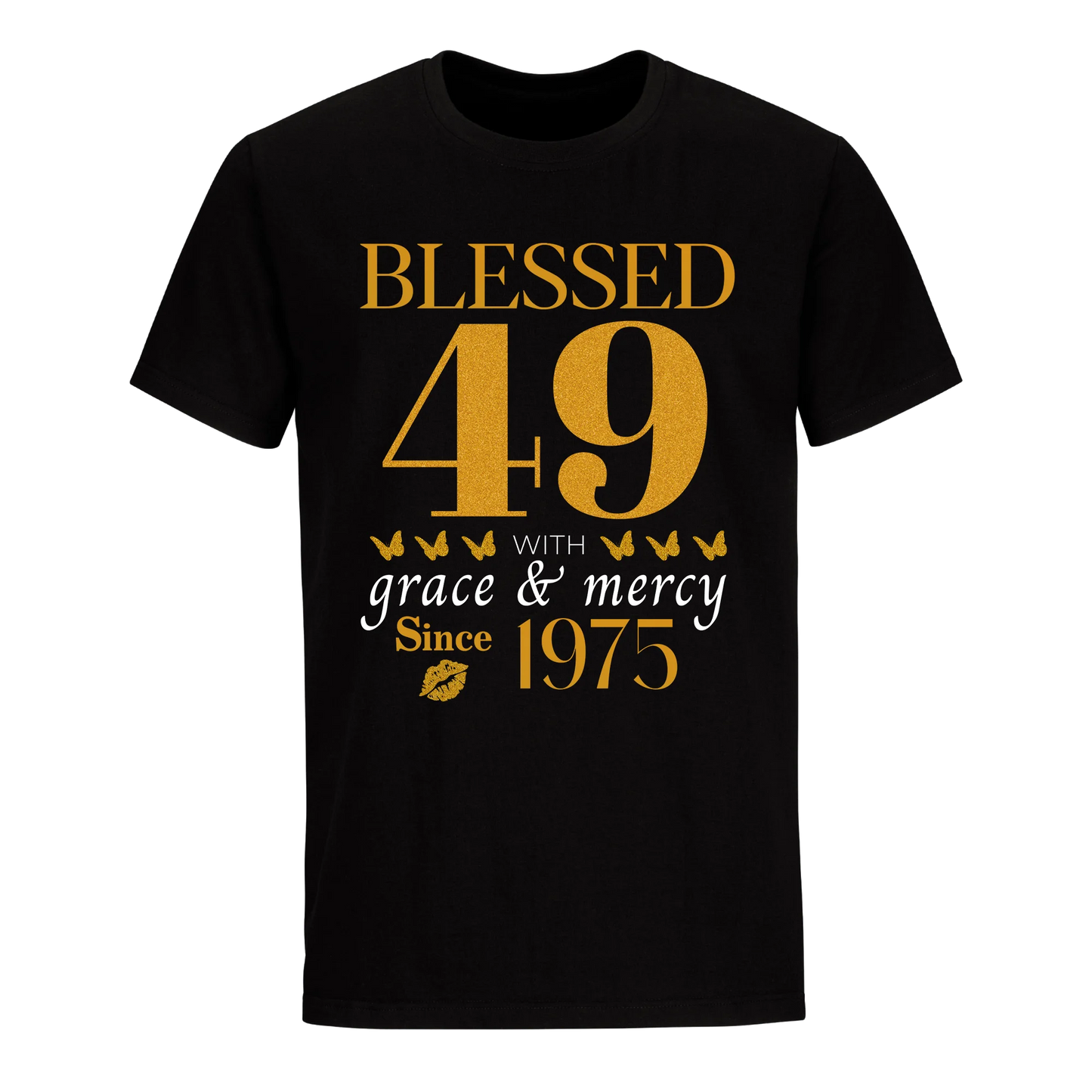 GOLDEN BLESSED 49TH 1975 UNISEX SHIRT