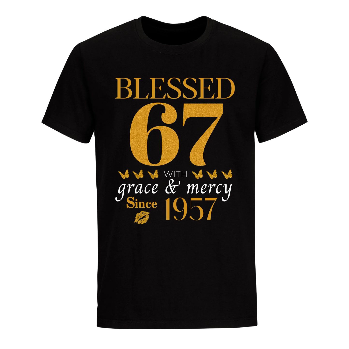 GOLDEN BLESSED 67TH 1957 UNISEX SHIRT