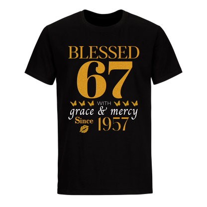 GOLDEN BLESSED 67TH 1957 UNISEX SHIRT