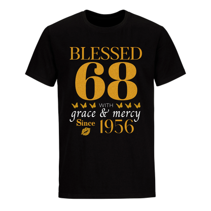 GOLDEN BLESSED 68TH 1956 UNISEX SHIRT