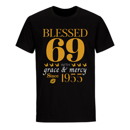 GOLDEN BLESSED 69TH 1955 UNISEX SHIRT