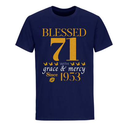 GOLDEN BLESSED 71ST 1953 UNISEX SHIRT