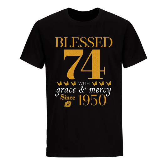 GOLDEN BLESSED 74TH 1950 UNISEX SHIRT