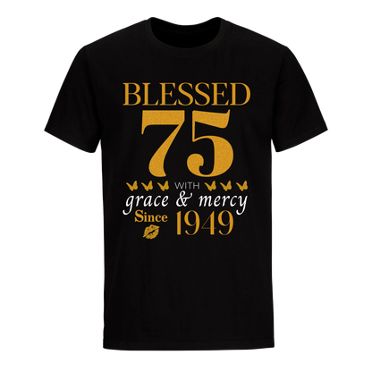 GOLDEN BLESSED 75TH 1949 UNISEX SHIRT