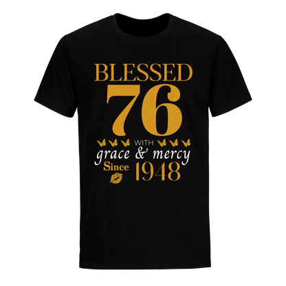 GOLDEN BLESSED 76TH 1948 UNISEX SHIRT