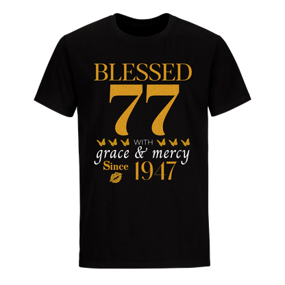 GOLDEN BLESSED 77TH 1947 UNISEX SHIRT