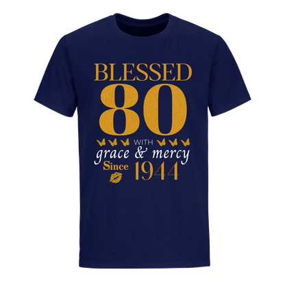 GOLDEN BLESSED 80TH 1944 UNISEX SHIRT