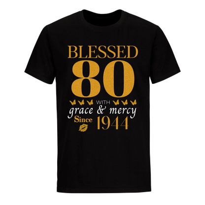 GOLDEN BLESSED 80TH 1944 UNISEX SHIRT