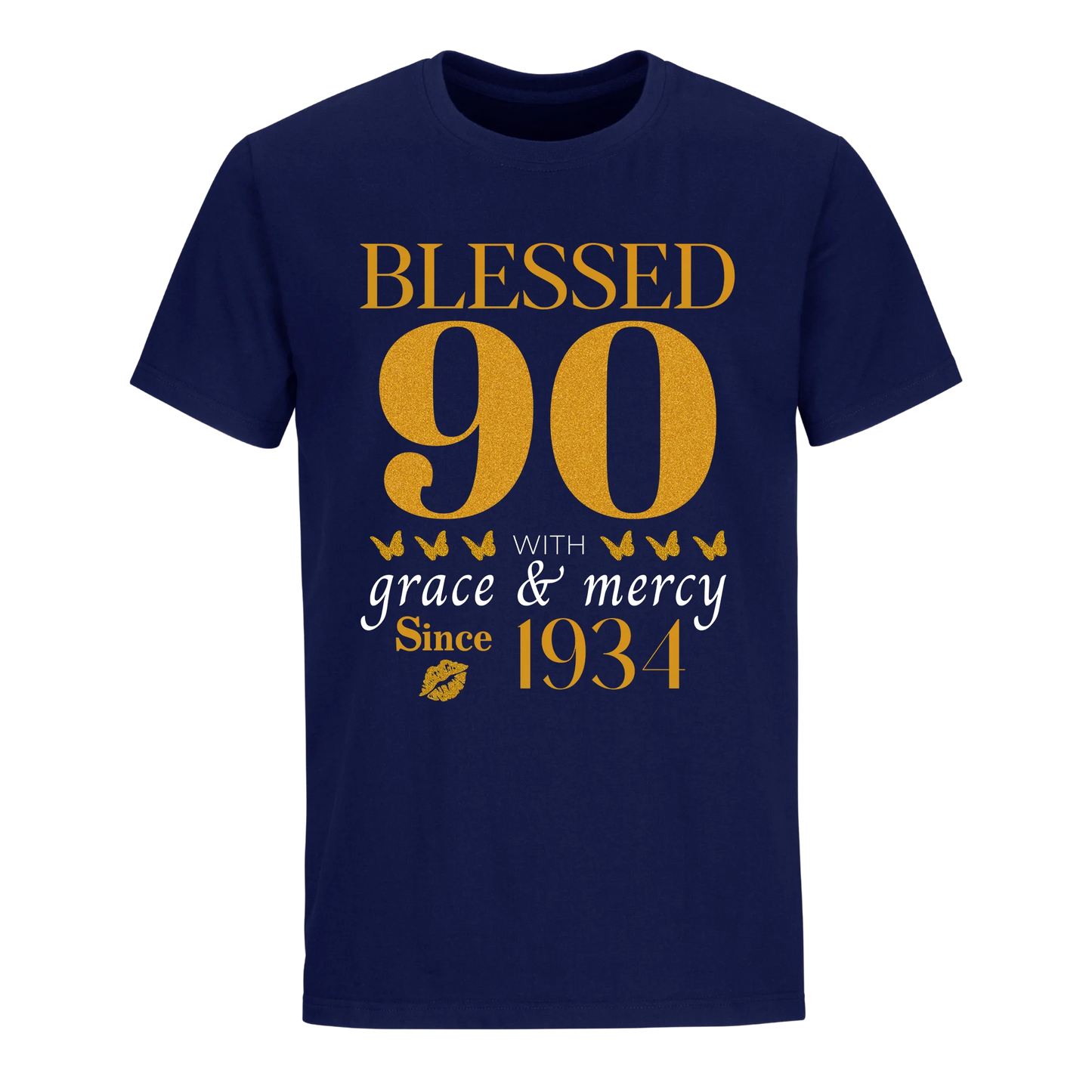 GOLDEN BLESSED 90TH 1934 UNISEX SHIRT