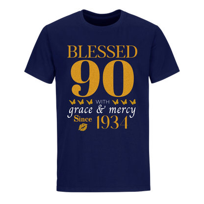 GOLDEN BLESSED 90TH 1934 UNISEX SHIRT