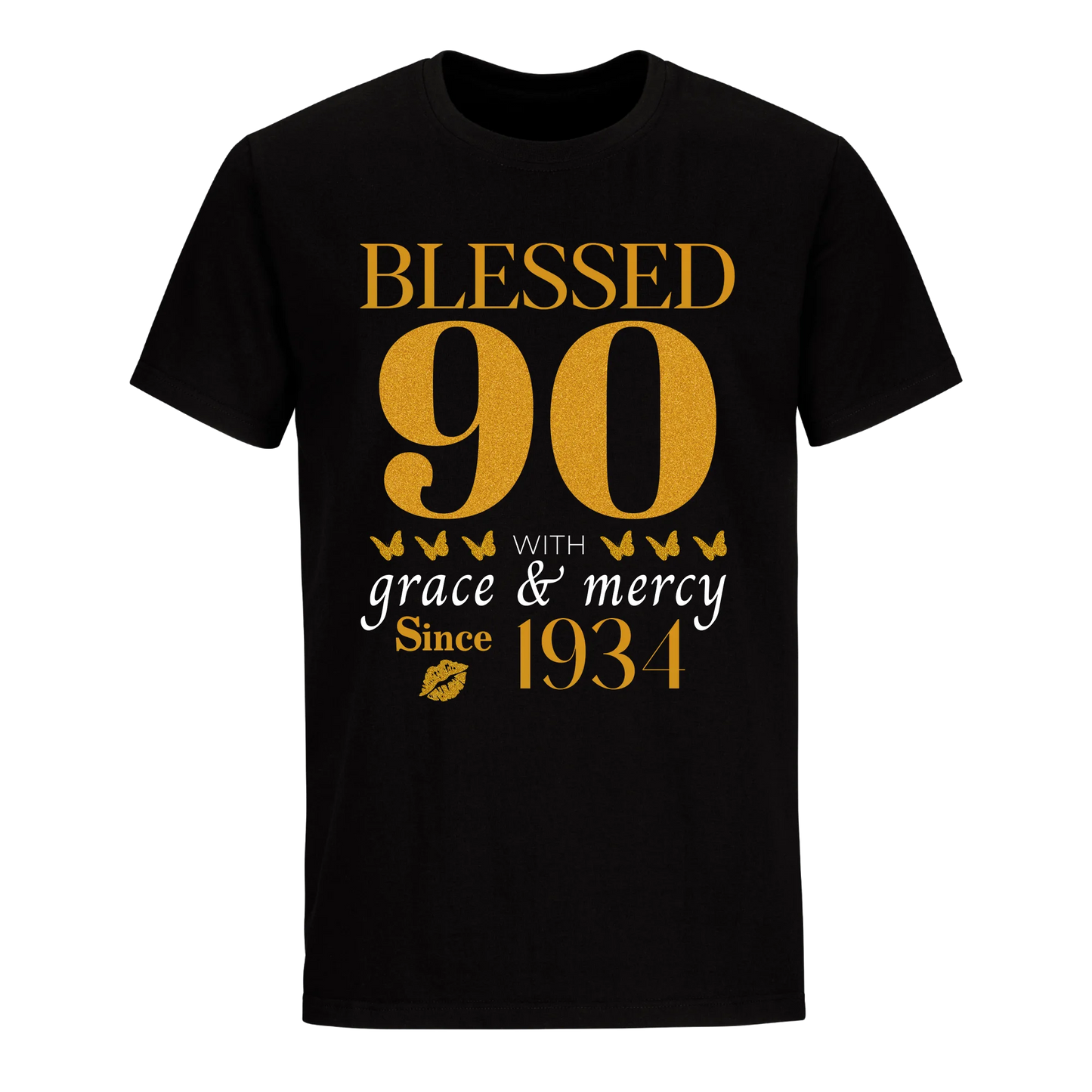 GOLDEN BLESSED 90TH 1934 UNISEX SHIRT