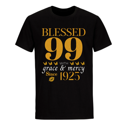 GOLDEN BLESSED 99TH 1925 UNISEX SHIRT