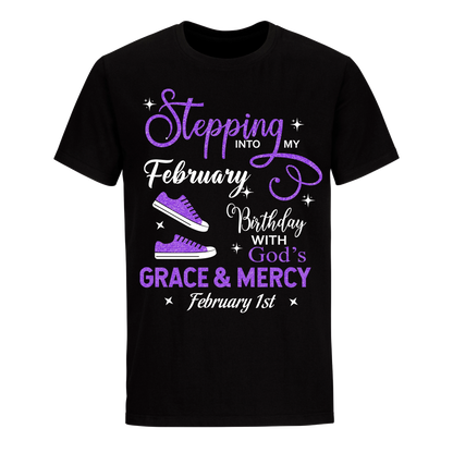 GRACE SHIRT FEBRUARY 1ST UNISEX SHIRT