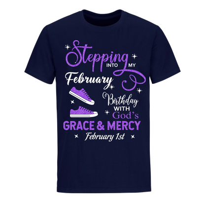 GRACE SHIRT FEBRUARY 1ST UNISEX SHIRT