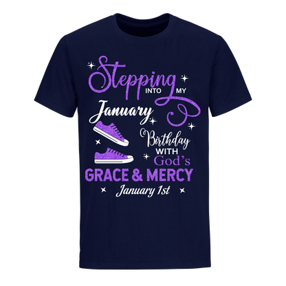 GRACE SHIRT JANUARY 1ST UNISEX SHIRT