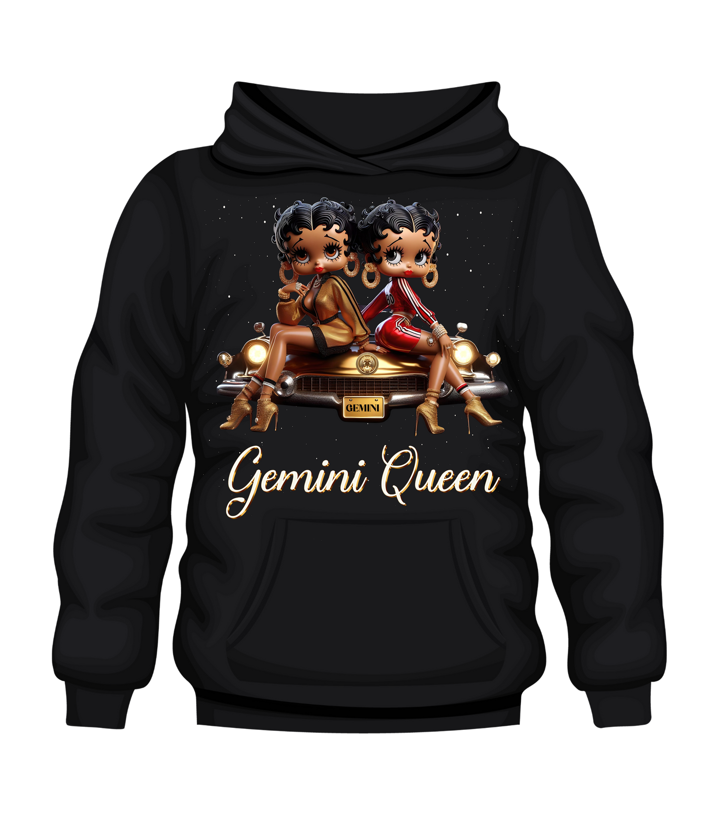 GEMINI QUEEN ZOD SUNSIGN Hooded Unisex Sweatshirt