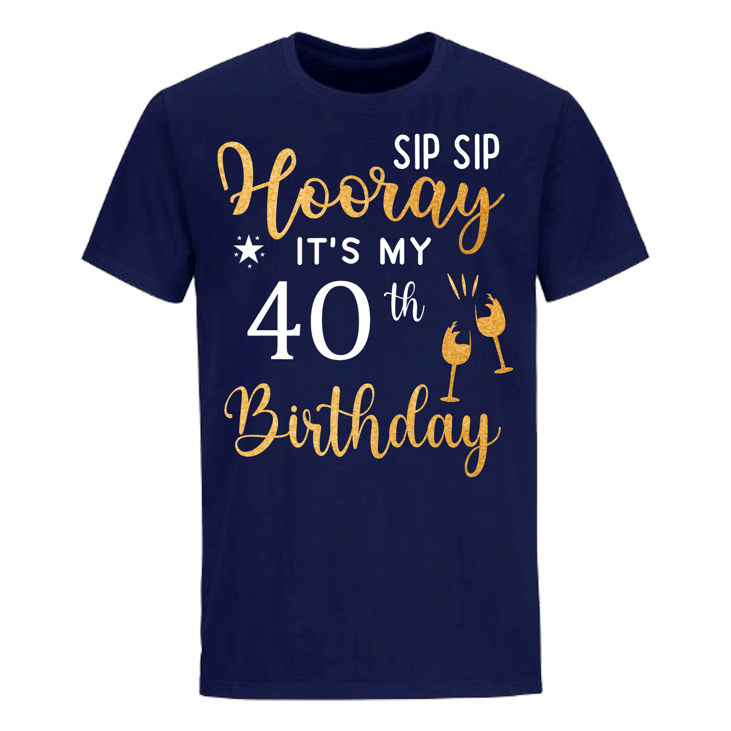 HOORAY IT'S MY 40th BIRTHDAY SHIRT'