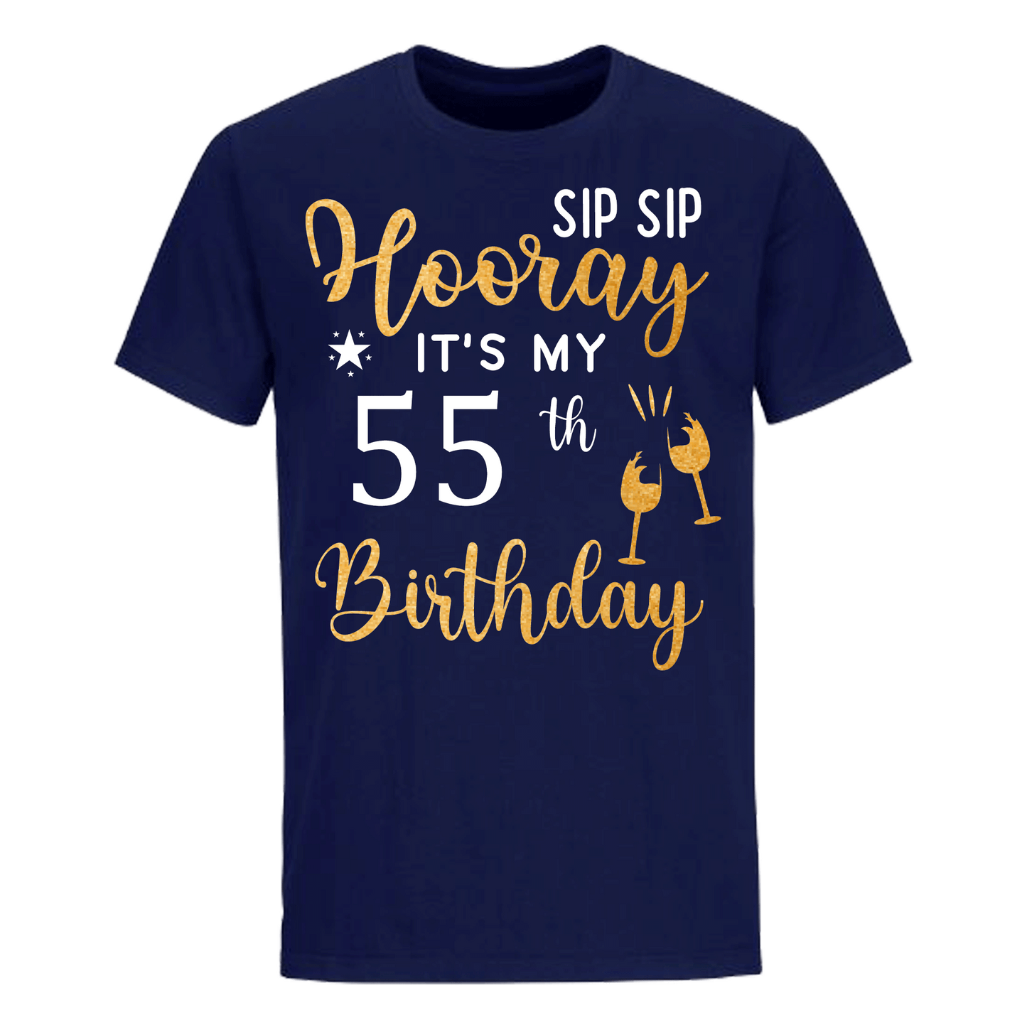 HOORAY IT'S MY 55TH BIRTHDAY SHIRT