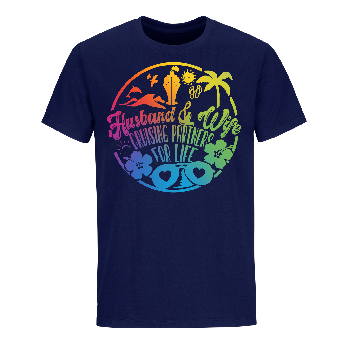 HUSBAND & WIFE CRUISING PARTNERS 2023 UNISEX SHIRT