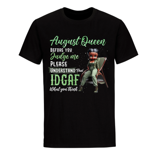 JUDGE ME AUGUST UNISEX SHIRT