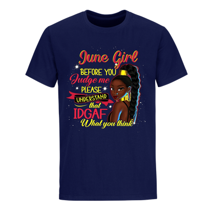 JUDGE ME JUNE UNISEX SHIRT