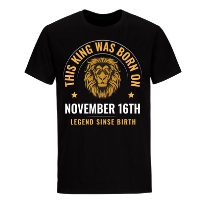 KING 16TH NOVEMBER LEGEND SHIRT