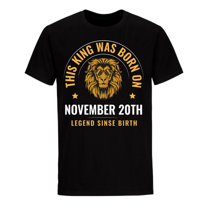 KING 20TH NOVEMBER LEGEND SHIRT