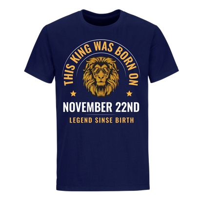 KING 22ND NOVEMBER LEGEND SHIRT