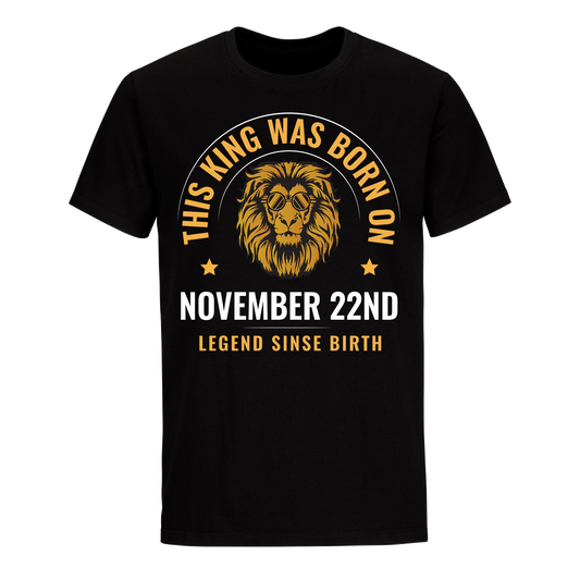 KING 22ND NOVEMBER LEGEND SHIRT