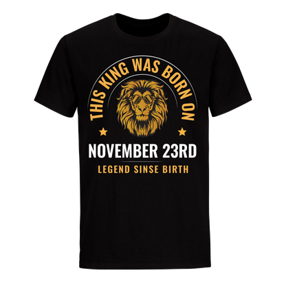 KING 23RD NOVEMBER LEGEND SHIRT