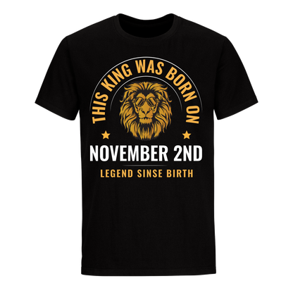 KING 2ND NOVEMBER LEGEND SHIRT