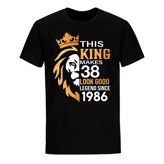 KING 38TH 1986 LEGEND UNISEX SHIRT