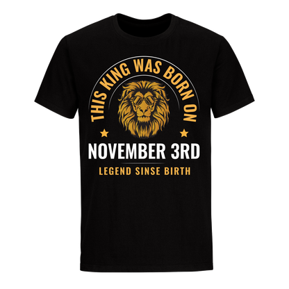 KING 3RD NOVEMBER LEGEND SHIRT