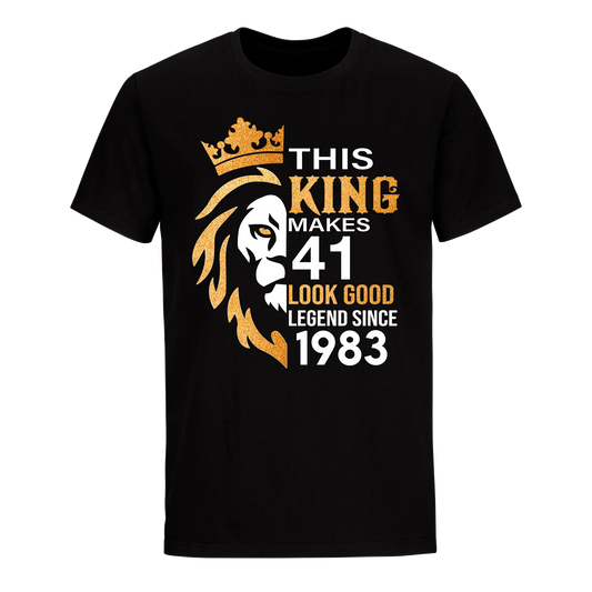 KING 41ST 1983 LEGEND UNISEX SHIRT