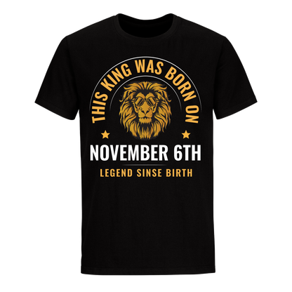 KING 6TH NOVEMBER LEGEND SHIRT