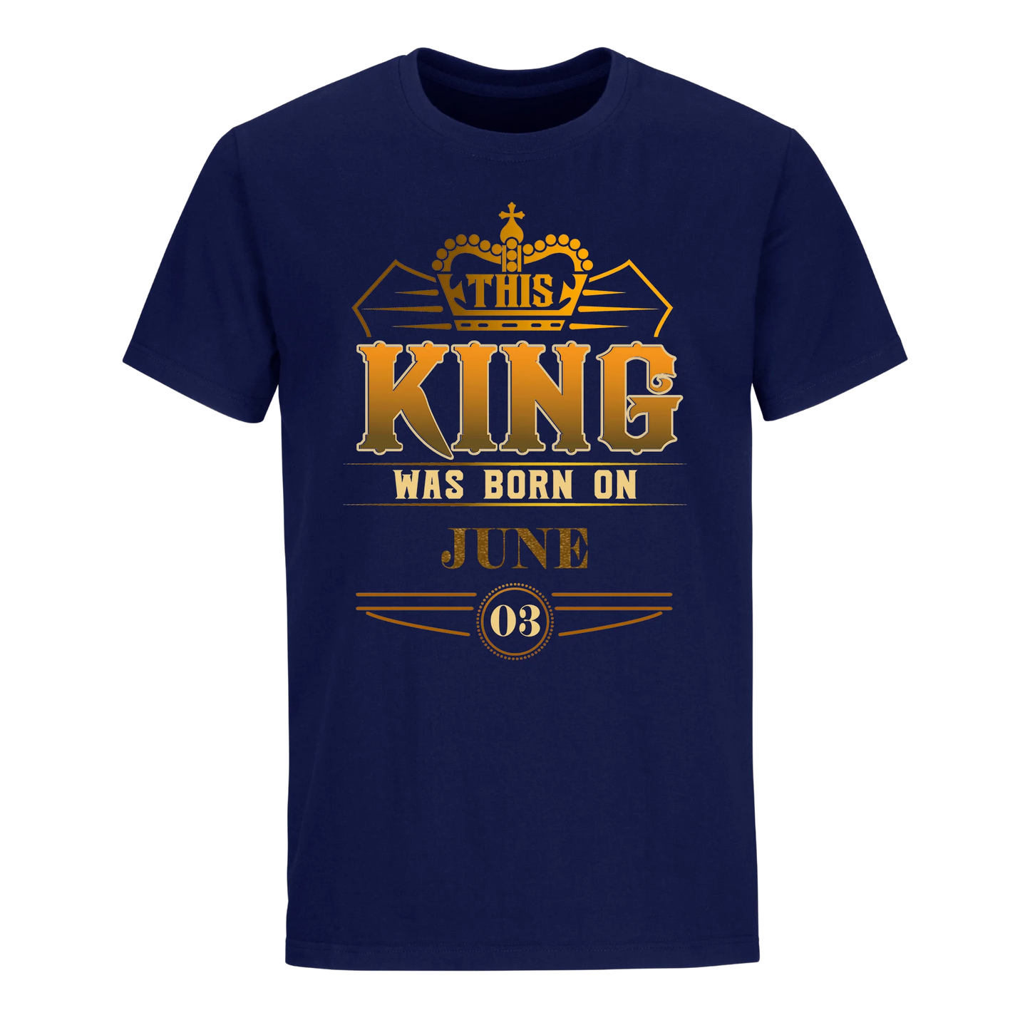 THIS KING WAS BORN ON JUNE 3RD UNISEX SHIRT