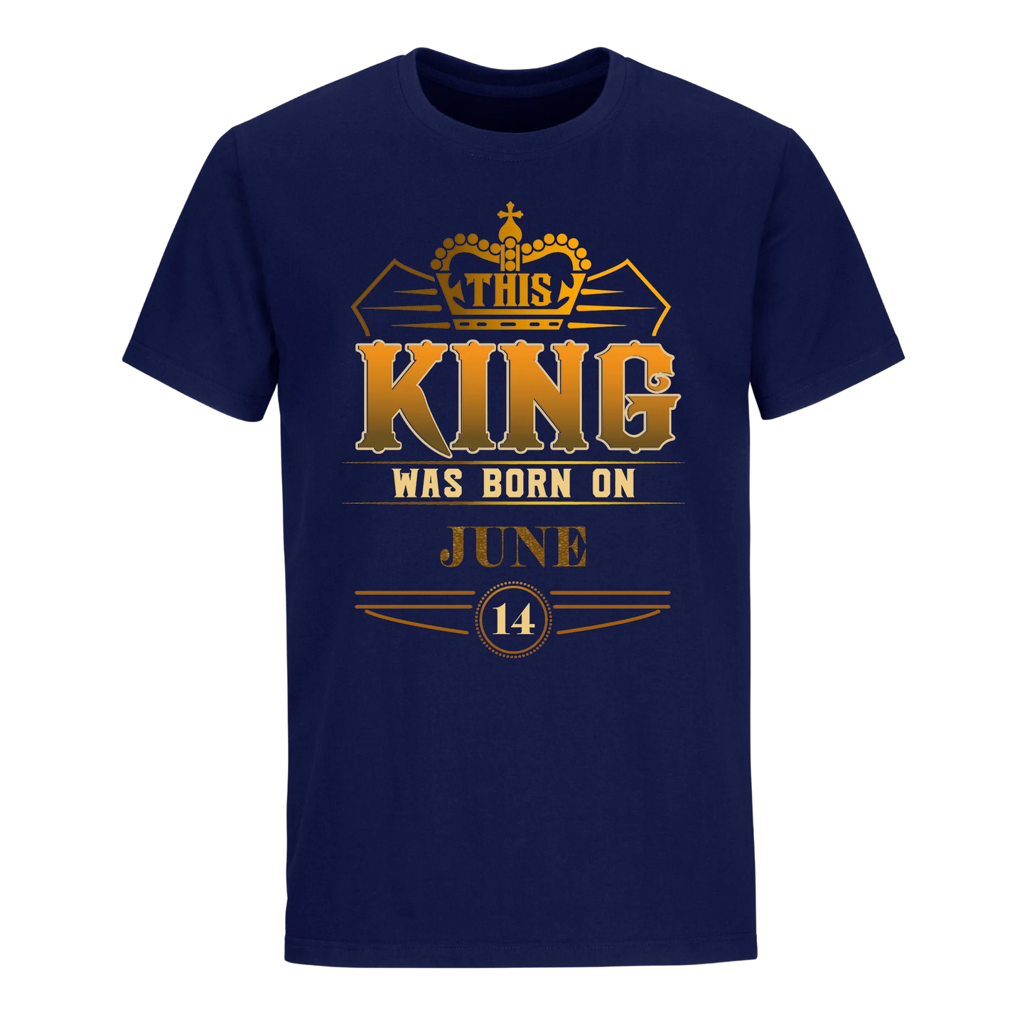 THIS KING WAS BORN ON JUNE 14TH UNISEX SHIRT